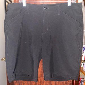 Eddie Bauer, Bermuda Shorts, 16, Black